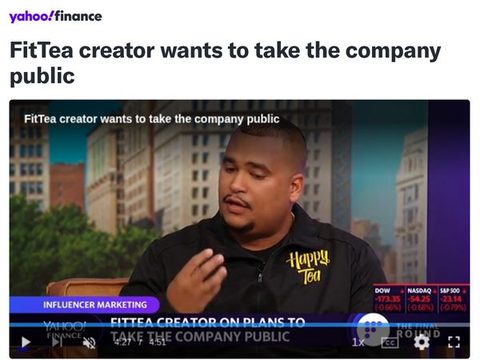 Yahoo Finance video: FitTea creator wants to take the company public